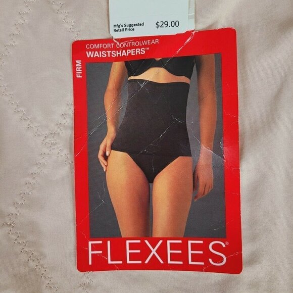 Flexees Underwonder Long Torso Waist Shaper Firm Control Boning  XLg 3939 Disc - Picture 3 of 10